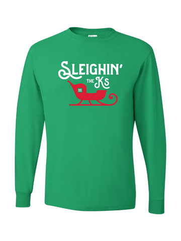 Sleighin' The Ks Long Sleeve Tee