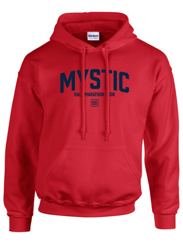 Mystic Half Marathon & 10K Hoodie in Red