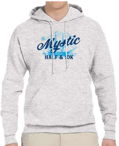 Mystic Half Marathon & 10K Hoodie in Oatmeal