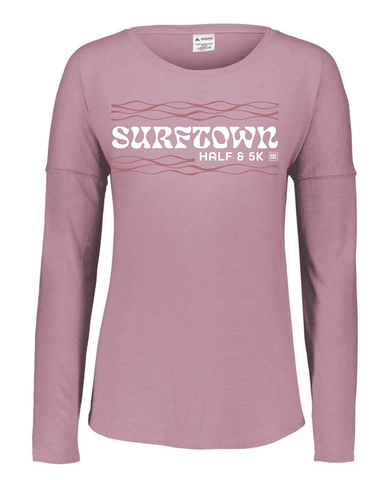 Surftown Half & 5K Long Sleeve Tee for Women