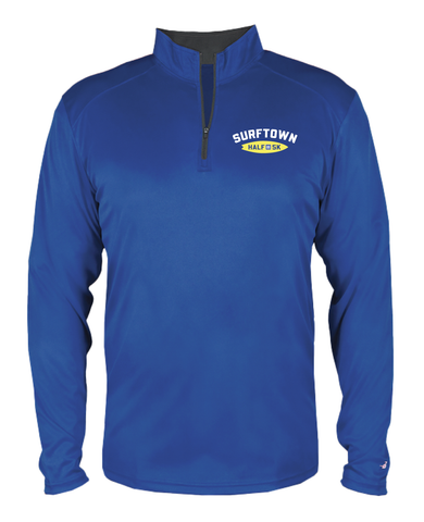 Surftown Men's Quarter Zip in Royal