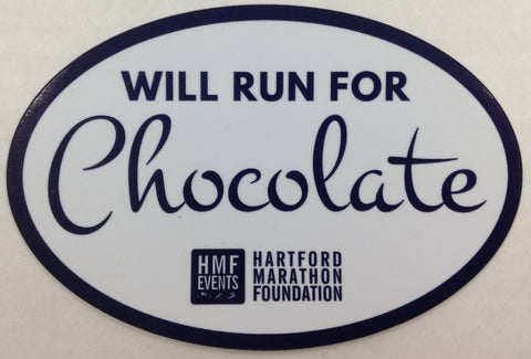 Will Run For Chocolate Magnet