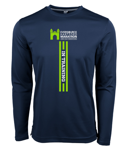 2025 Men's Eversource Hartford Marathon Long Sleeve Training Shirt