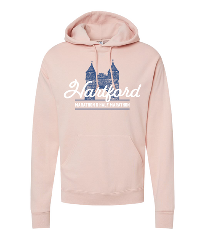 EHM Hartford Arch Hoodie in Blush Pink