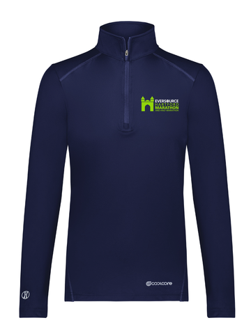 Eversource Hartford Marathon Women's Quarter Zip in Navy