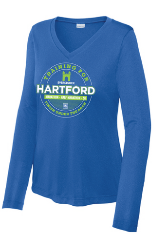 2024 Women's Eversource Hartford Marathon Training Shirt - Long Sleeve