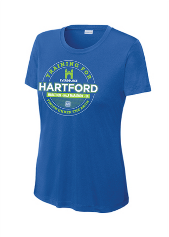 2024 Women's Eversource Hartford Marathon Training Shirt - Short Sleeve