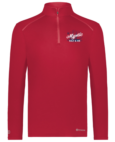 Mystic Men's Quarter Zip in Red