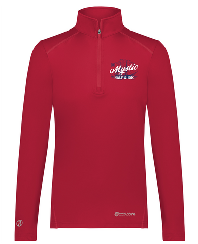 Mystic Women's Quarter Zip in Red