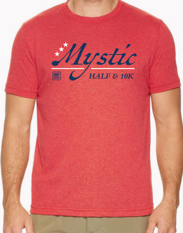 Mystic Unisex Short Sleeve Shirt in Heather Red