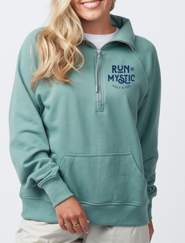 Mystic Half & 10K Sage Fleece for Women