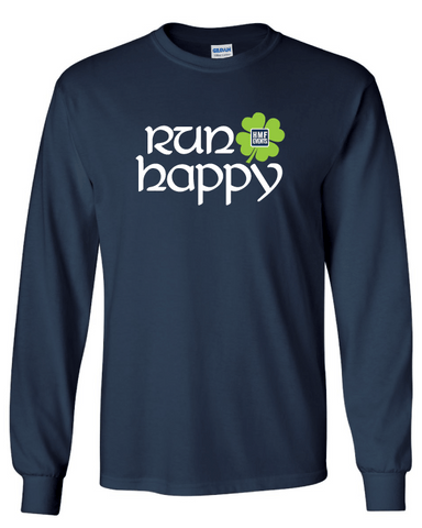 O'Race Run Happy Cotton Shirt - Navy