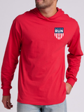 RUN USA Jersey Hoodie Tee