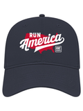RUN America Hat in Navy