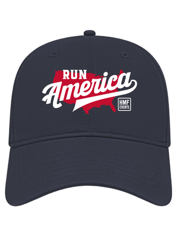 RUN America Hat in Navy