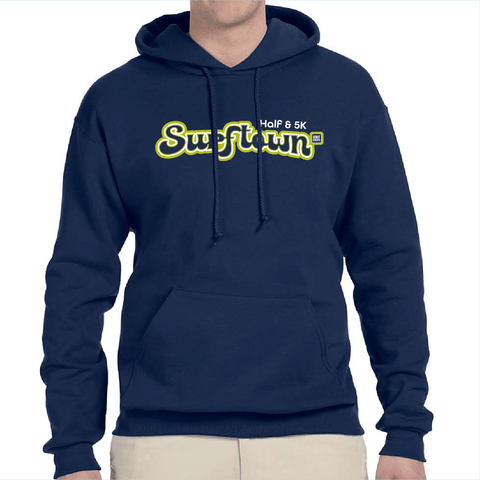 Surftown Half & 5K Hoodie in Navy