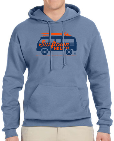 Surftown Half Marathon & 5K Hoodie in Denim