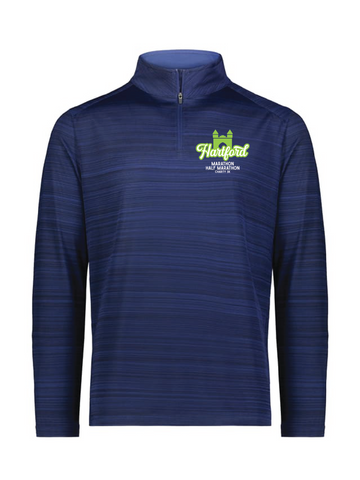 2026 Eversource Hartford Marathon Men's Quarter Zip in Navy