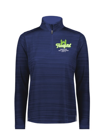 2026 Eversource Hartford Marathon Women's Quarter Zip in Navy