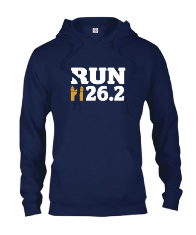 EHM Run 26.2 Hoodie in Navy