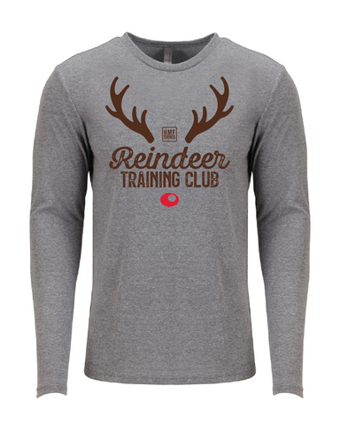 Reindeer Training Club Tri-Blend Shirt - Heather Gray